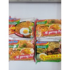 Indomie Instant Noodles Mi Goreng 인도미 미고랭 3종 40ea set 아시아마트, 1개