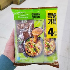 캔디사은품 + 풀무원 정통 된장 찌개 양념, 4개, 140g