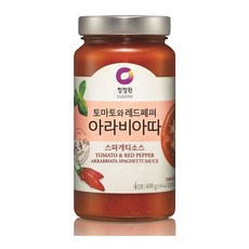 DM 청정원 아라비아따 스파게티소스 600g 파스타소스, 1개