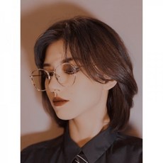 울프펌 애쉬그레이 남자단발가발 패션가발 코스프레, 다크브라운