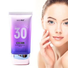 자외선차단패치 Shezi-페이셜 바디 자외선 차단 화이트닝 SPF30 피부 보호 크림 안티 에이징 오일 컨트롤 프라이머 메이크업 모이스처라이징, [03] 1pcs Puff, 03 1pcs Puff