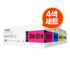  캐논 CRG-331 재생토너 MF628CWZ MF624CW MF8240CW LBP7110CW MF8284CW MF628CW 카트리지, 1개, CRG-331 4색세트 