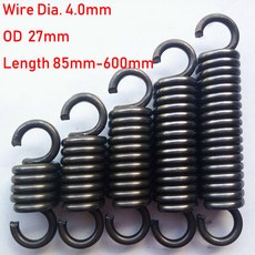 와이어 직경 4 0mm 장력 연장 스프링 길이 85 100 120 140 160 180 200/220 600mm 외경 27mm 1, 4.0mm, 350mm, 1개