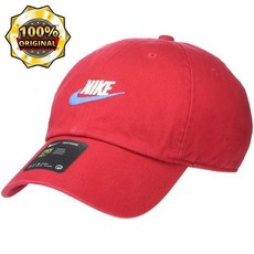 Nike Unisex-Adult Unisex NSW H86 Cap Futura Washed, Gym Red