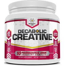 Nutracell Labs 뉴트라셀 랩스 데카볼릭 크레아틴 파워플 10 크레아틴 블렌드 파우더 450 g, none, 상세페이지참조