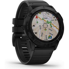 가민 010-02157-00 Fenix 6X Pro 프리미엄 멀티스포츠 GPS Watch Features Mapping Music Grade-Adjusted Pace Gui