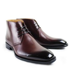 Vikeduo- 밀리터리 부츠 남성 가죽 Bota Masculina 패션 캐주얼 럭셔리 블랙 하이 앵클 겨울 스노우 수제 2