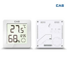 [CAS] 카스 디지털 온습도계 T023 슬림형, 1개