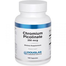 dsxtrade Douglas Laboratories 더글러스 연구소 크롬 피콜린 250mcg 100캡슐, 100정, 1개