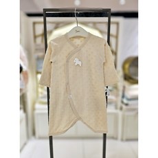 에뜨와 아이프배내가운07P517105 (IVORY BEIGE 택1) 부드러운 배내옷 출산준비 선물 사랑스러운, 없음