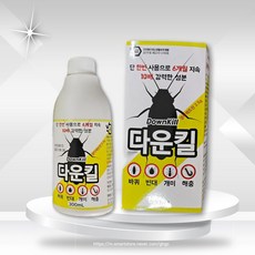 다운킬 300ml 바퀴벌레 개미 빈대 벼룩 기어다니는 해충 구제약, 1개