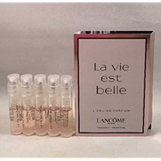 [구매대행] 5 la vie est belle Spray Sample Perfume Travel Vial 0.05 oz/1.5 ml Lot, 단일상품