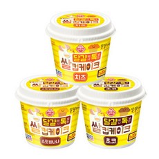 오뚜기 달걀 하나 톡 넣는 쌀컵케이크 60g 치즈+초코+바나나 각 1개, 3개