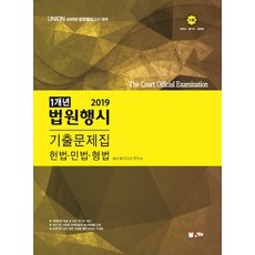 UNION 법원행시 1개년 기출문제집(2019):헌법 민법 형법, 인해
