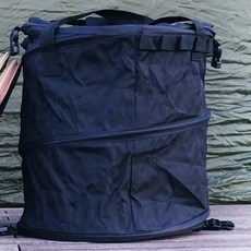 에이원스토어 캠핑 대용량 팝업 수납 쓰레기통 가방, 블랙