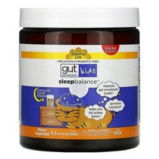 컨츄리 라이프 거트 커넥션 키즈 수면 밸런스 초콜릿 맛 파우더 5.1oz 147g, One Color_One Size, One Color_One Size, 상세 설명 참조0
