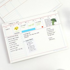 뜯어쓰는 일주일 주간 계획메모지 플래너 M 메모보드, 02 위클리플랜