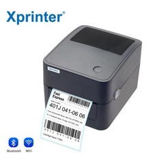 Xprinter 라벨 프린터 XP-410B 인쇄용 열 바코드 4 인치 203dpi, 1개