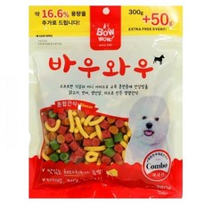 간식 강아지 바우와우 혼합 350g 전연령 미니 소프트 ;TTNo.81dY2184+@ 컷지한 4fV6Co~A2I !TKS!2187U!;*, 1