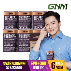 GNM 루테인 지아잔틴 오메가3 6박스/눈건강 비타민A, 30정, 6개