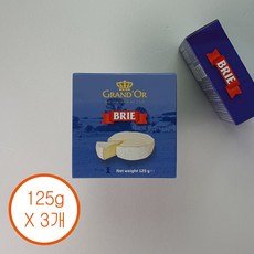 [그랑도르] GrandOr 브리치즈125g 수량선택, 3개, 125g