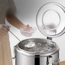 업소용 냉면 육수통 60L 살얼음 기계 대용량 동치미, 수도꼭지가 있는 35L