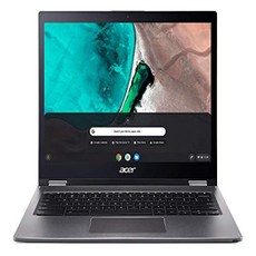 Acer Chromebook Spin 13 CP713 2-in-1 Convertible 8th Gen Intel Core i5-8250U 13.5in 2K Resolution Touchscreen 8GB LPDDR3 128GB eMMC Backlit Keyb, 1, Steel Gray