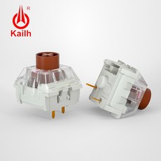 Kailh 박스 옥 네이비 로얄 화이트 스위치 DIY 기계식 키보드 레드 브라운 체리 MX RGB 호환 가능, 없음, 없음, 19) BOX Silent Brown - 90PCS