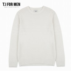 티아이포맨 (T.I FOR MEN) 튜브조직 캐시미어 혼방 스웨터(M186MSW001M)