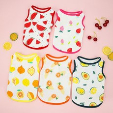 veroffentlicht 과일 데일리 나시 강아지옷 1jh*94136Zb, 수박_L_x000D_, 1개
