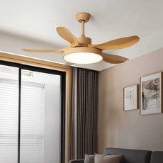 아인별 무선실링팬 선풍기 리모컨 LED 천장형 타프팬, D형 5엽 펜던트-일반 리모컨-72w