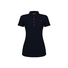 루이까스텔 여성 반팔 컬러 버튼 카라 티셔츠 3LCTS492N