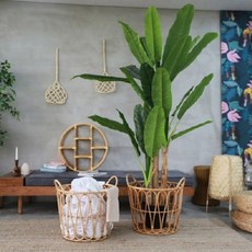 보타닉 자라홈 라탄바구니 빨래바구니 화분바스켓 받침대