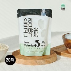 아담푸드 알알이 습식 곤약쌀 다이어트 슬림 곤약미, 20개, 200g