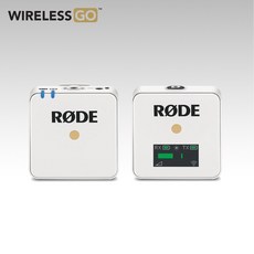 로데 와이어리스고 카메라 무선 마이크 RODE WIRELESS GO, 1개, Wireless GO 화이트