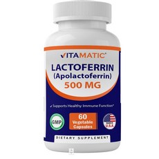  Vitamatic 비타메틱 락토페린 500mg 60캡슐 2개, 60정 