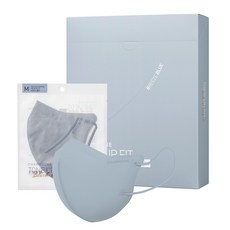 참존 톤업핏 블랙라벨 라이트 마스크 중형 10매입, 10개입, 1개, 브리즈 블루