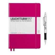 Leuchtturm1917 Medium Size Hardcover A5 Berry Notebook - Dotte/429615, 상세내용참조, 상세내용참조