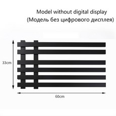 블랙 화이트 욕실 전기 수건 랙 워머 가열 온도 조절 건 디지털 디스플레이 랙 SQ F4042, EU, 220V, Black-60CM-B, 1개