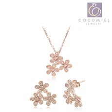 눈꽃귀걸이목걸이세트
