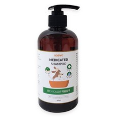 쏘아베 강아지 가려움 약용샴푸 비듬 각질 알러지 전용 진정 샴푸, 단품, 1개, 400ml