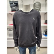 [캘빈클라인진]남여공용 릴렉스핏 스몰 로고 맨투맨 티셔츠 (J322262-BEH)(206750 )