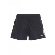 [오프화이트] OFF WHITE 남성 로고 swimshort 블랙 OMFA003E20FAB