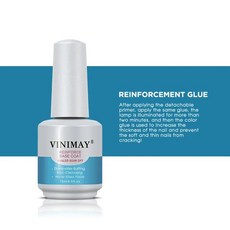 VINIMAY-세미 퍼머넌트 광택 베이스 탑코트 젤 네일 폴리시 산성 프리 프라이머 하이브리드 무광택 소나스 고무 강화 [03] GD Reinforce Base 15ml 1개 상품 이미지