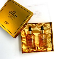 24K Gold 골드 주름개선 미백 24k앰플 에센스 (50ml+50ml) 100, 50ml, 2개 - 24k