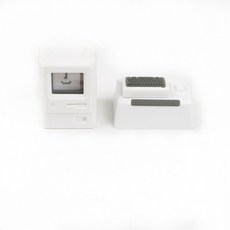 기계식 키보드 ABS 클래식 레트로 귀여운 투명 키 캡 마그네틱 슈트 8 PC를위한 새로운 Personalizados KeyCaps, 하얀색