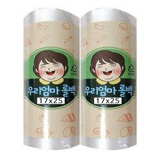 우리엄마위생롤백 17X25 500매 2롤