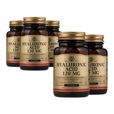 솔가 [5개 SET] 히알루론산 120mg 30정 (타블렛) Solgar Hyaluronic Acid 30tabs, 1개