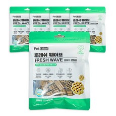 펫라벨 후레쉬웨이브 강아지 덴탈껌 치석관리 반려동물 구강관리 강아지간식, 5개, 120g, small