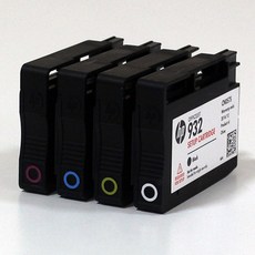 hp 932 933 정품잉크(번들) 4색세트, hp 932/933 정품잉크(번들) 4색(K/C/M/Y), 1세트